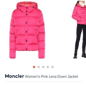 moncler lena jacket black